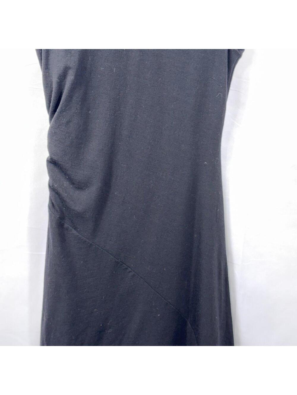 Diane von Furstenberg Black Sleeveless Midi Dress Size 8 - Picture 3 of 5